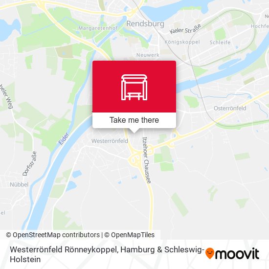 Westerrönfeld Rönneykoppel map