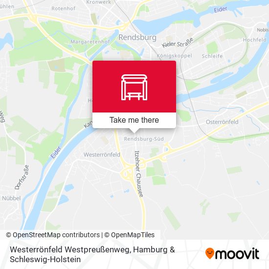 Westerrönfeld Westpreußenweg map