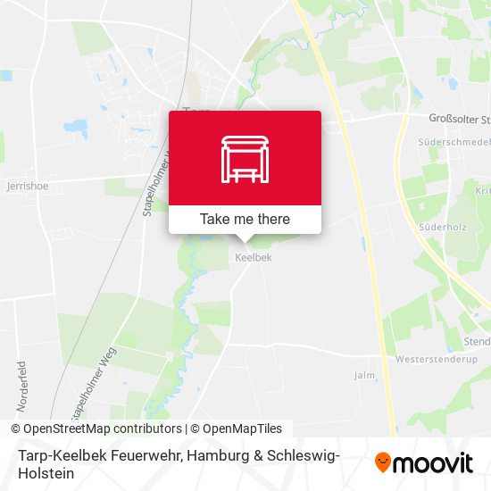 Tarp-Keelbek Feuerwehr map