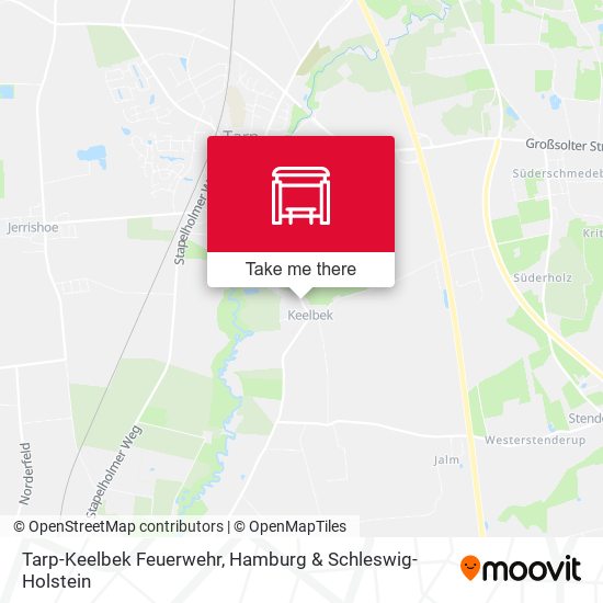 Tarp-Keelbek Feuerwehr map