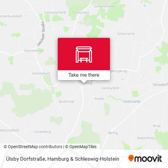 Ülsby Dorfstraße map