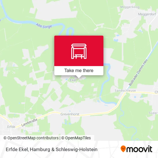 Карта Erfde Ekel