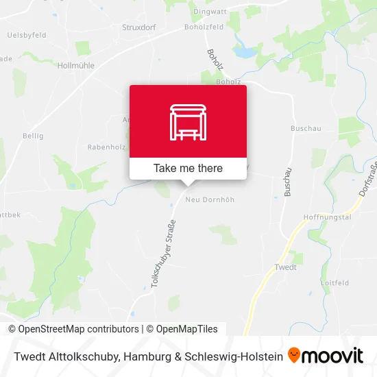 Карта Twedt Alttolkschuby