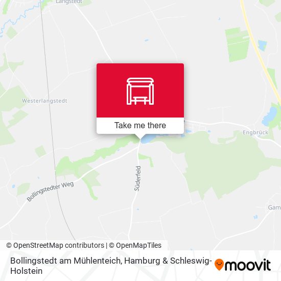 Bollingstedt am Mühlenteich map