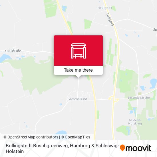 Bollingstedt Buschgreenweg map