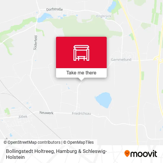 Карта Bollingstedt Holtreeg