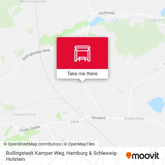 Карта Bollingstedt Kamper Weg