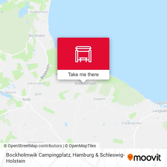 Карта Bockholmwik Campingplatz