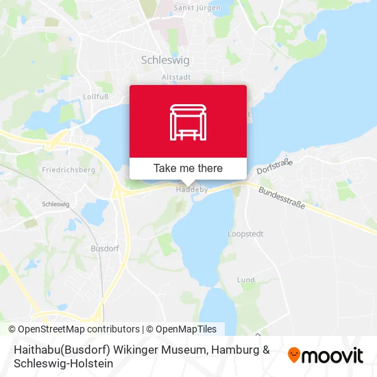 Карта Haithabu(Busdorf) Wikinger Museum