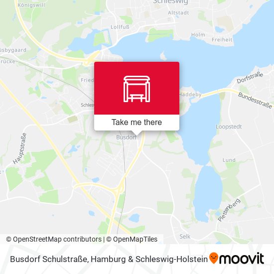 Busdorf Schulstraße map
