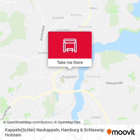 Kappeln(Schlei) Neukappeln map