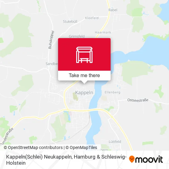 Карта Kappeln(Schlei) Neukappeln
