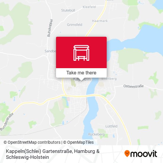 Kappeln(Schlei) Gartenstraße map