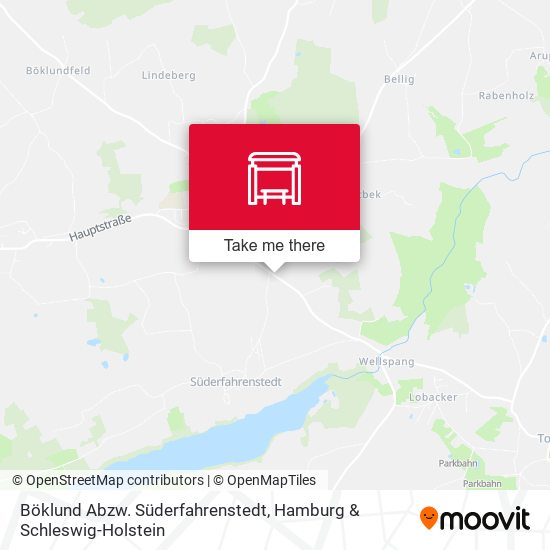Böklund Abzw. Süderfahrenstedt map