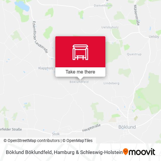 Böklund Böklundfeld map