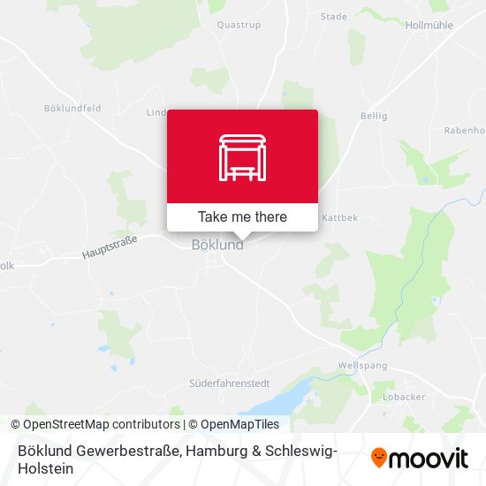 Böklund Gewerbestraße map