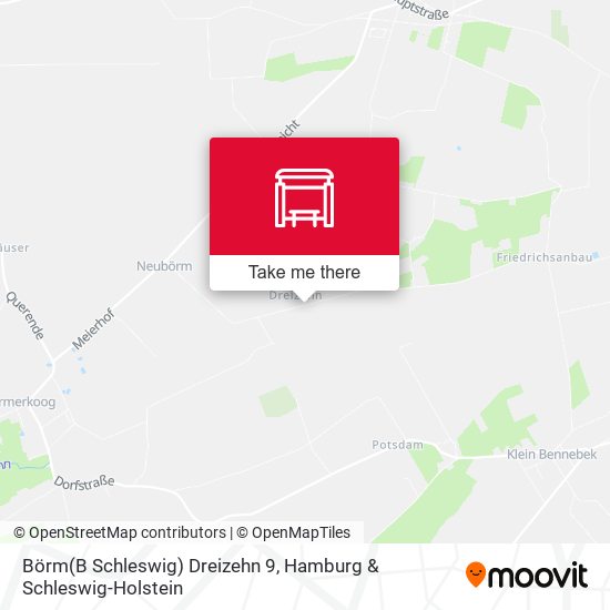 Börm(B Schleswig) Dreizehn 9 map