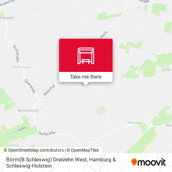 Карта Börm(B Schleswig) Dreizehn West