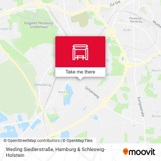 Карта Weding Siedlerstraße