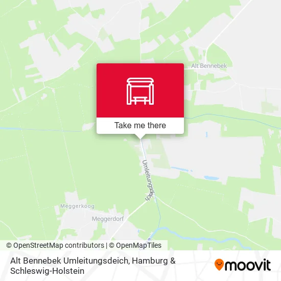 Карта Alt Bennebek Umleitungsdeich