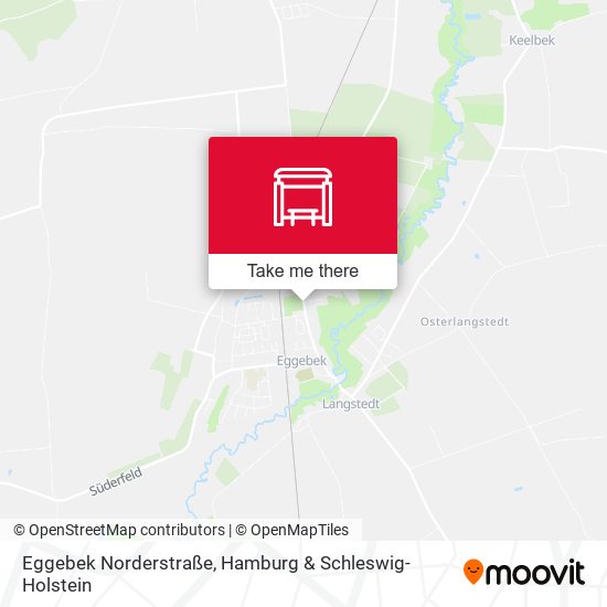 Eggebek Norderstraße map