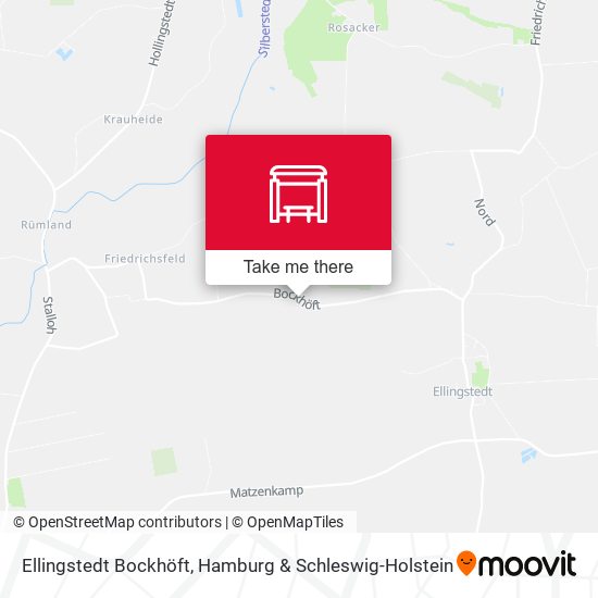 Ellingstedt Bockhöft map