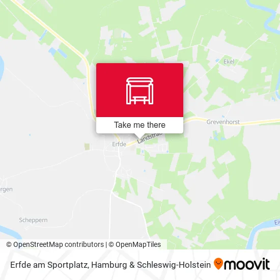 Карта Erfde am Sportplatz