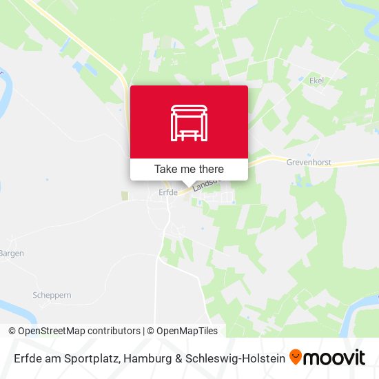 Erfde am Sportplatz map