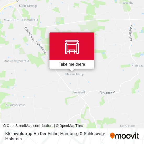 Kleinwolstrup An Der Eiche map