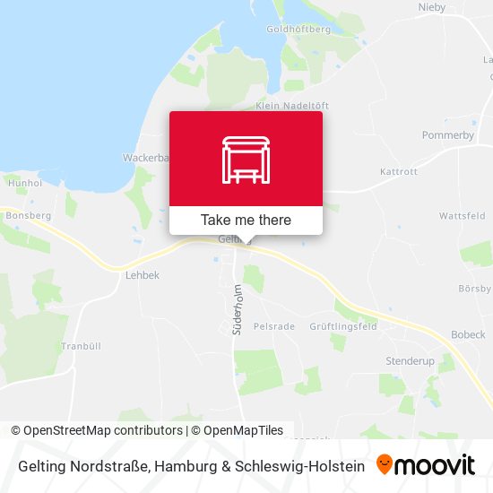 Gelting Nordstraße map