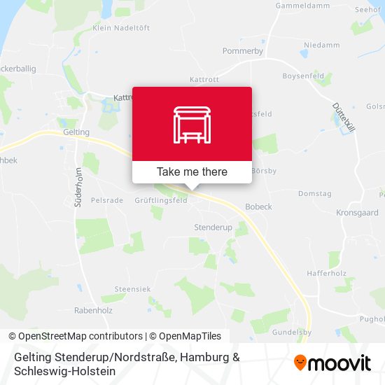 Gelting Stenderup/Nordstraße map