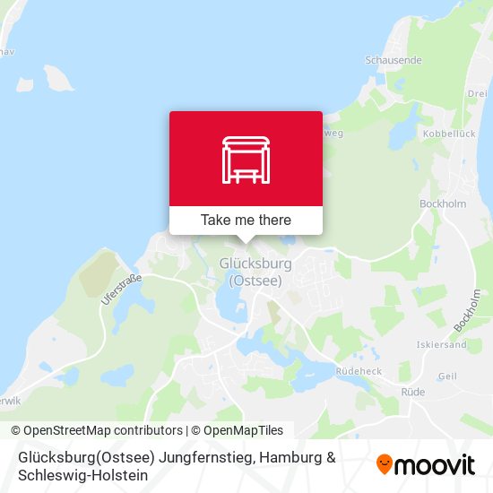 Glücksburg(Ostsee) Jungfernstieg map
