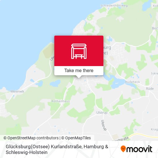 Glücksburg(Ostsee) Kurlandstraße map