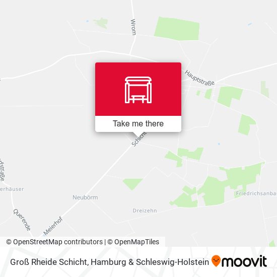Groß Rheide Schicht map