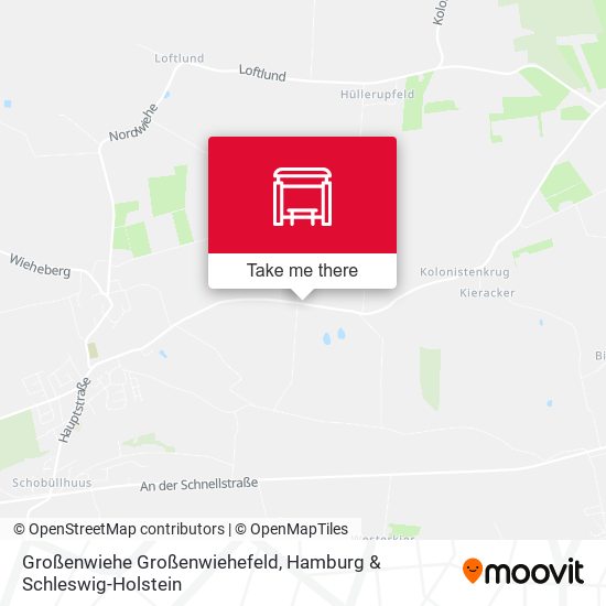 Großenwiehe Großenwiehefeld map