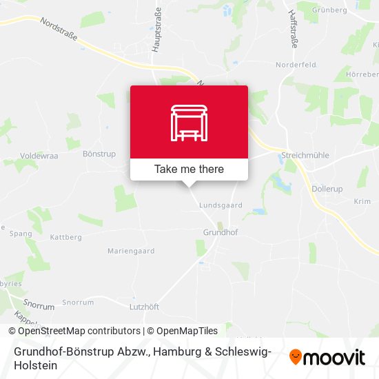 Grundhof-Bönstrup Abzw. map