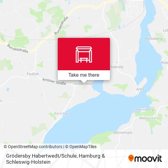 Карта Grödersby Habertwedt/Schule
