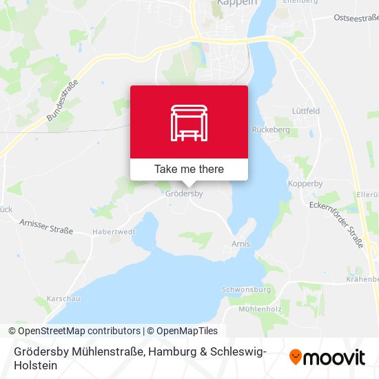 Grödersby Mühlenstraße map