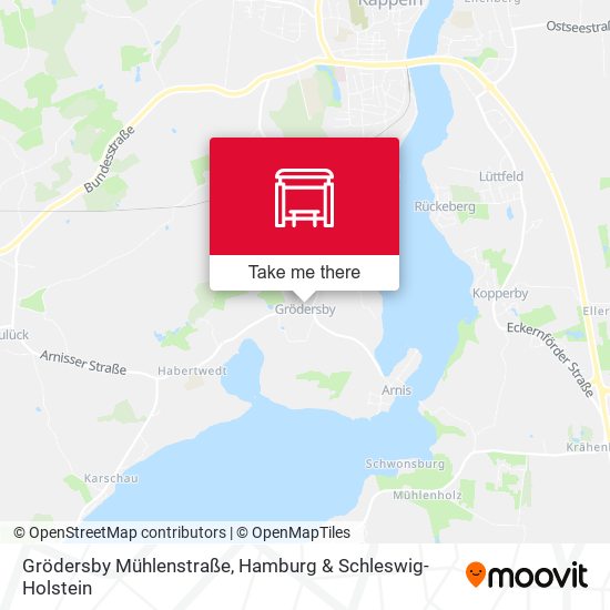 Grödersby Mühlenstraße map