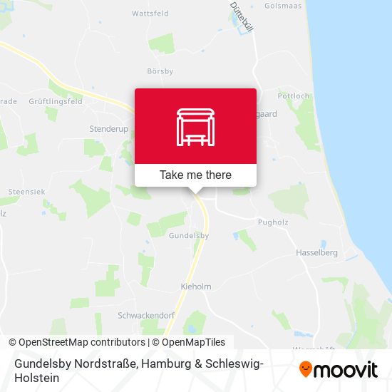 Gundelsby Nordstraße map