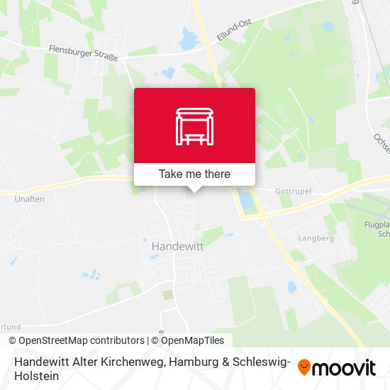Handewitt Alter Kirchenweg map