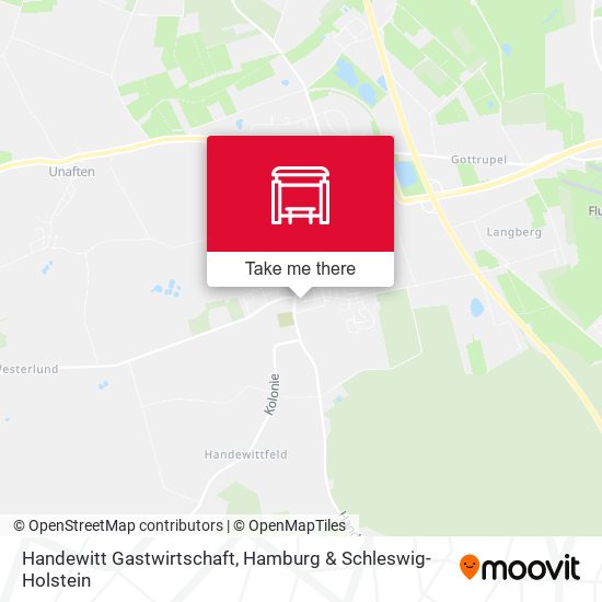 Handewitt Gastwirtschaft map