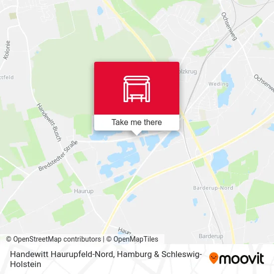 Карта Handewitt Haurupfeld-Nord