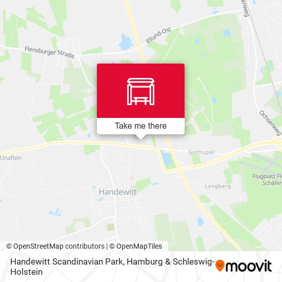 Handewitt Scandinavian Park map