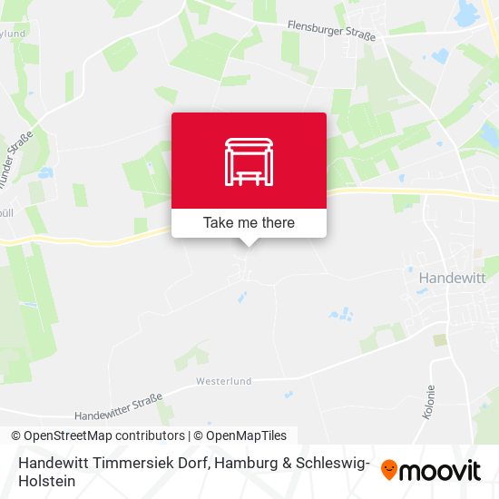 Handewitt Timmersiek Dorf map
