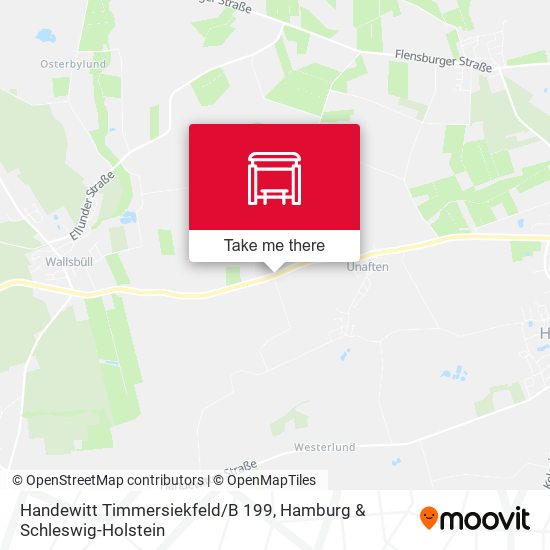 Handewitt Timmersiekfeld/B 199 map