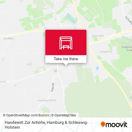 Handewitt Zur Anhöhe map