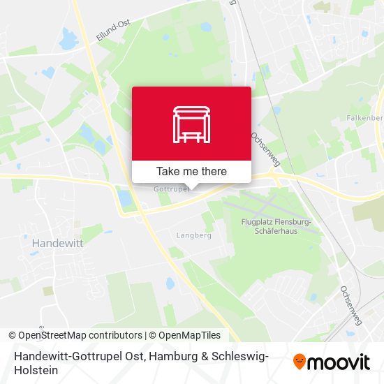 Handewitt-Gottrupel Ost map