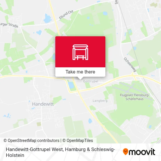 Handewitt-Gottrupel West map