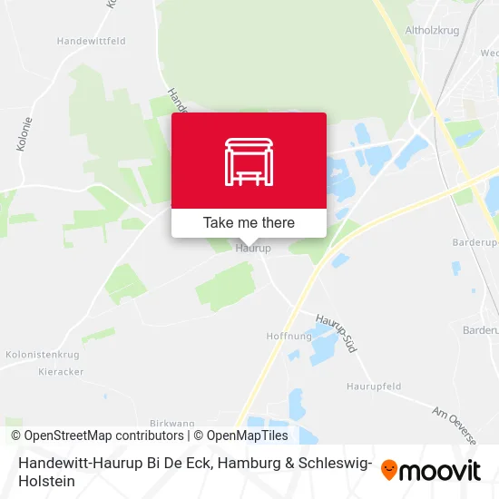 Карта Handewitt-Haurup Bi De Eck